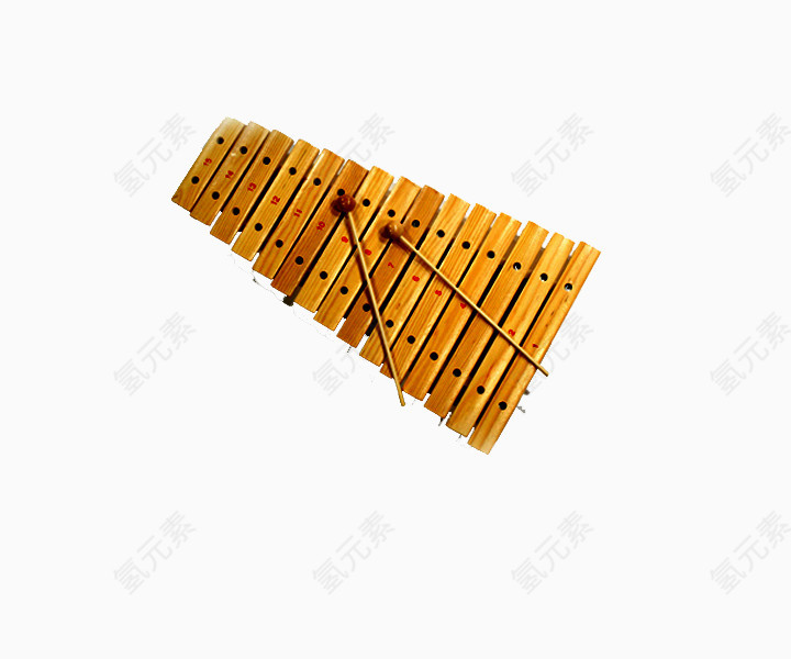 15音竹排形木琴