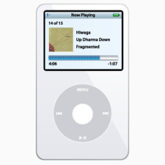 视频白色的iPod