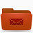 文件夹红邮件信封消息电子邮件信风味扩展
