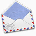 空气邮件邮票AirMail-icons