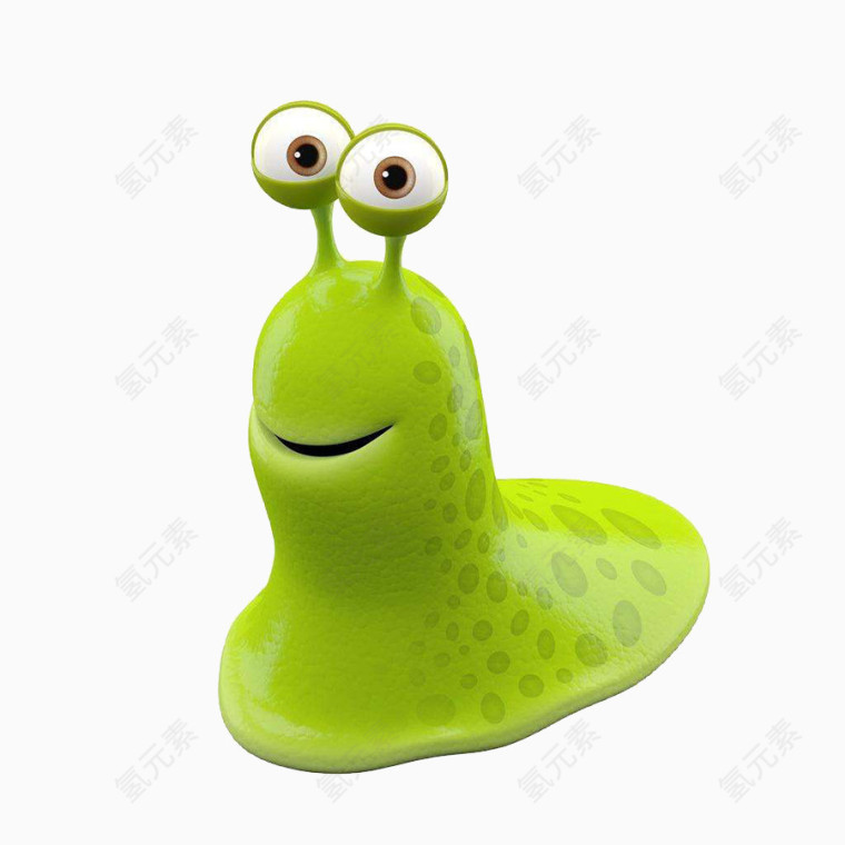 绿色外星蜗牛
