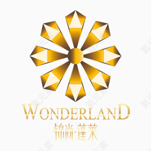 八角金色logo图