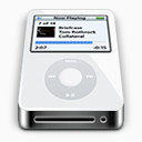 白色的iPod Nano驱动器