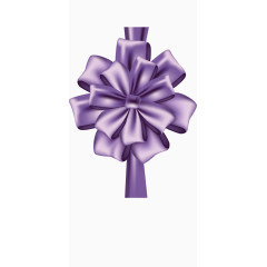 紫色精美礼带蝴蝶结包装