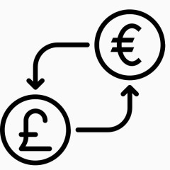 转换货币欧元从钱英镑以货币兑换欧元的2卷