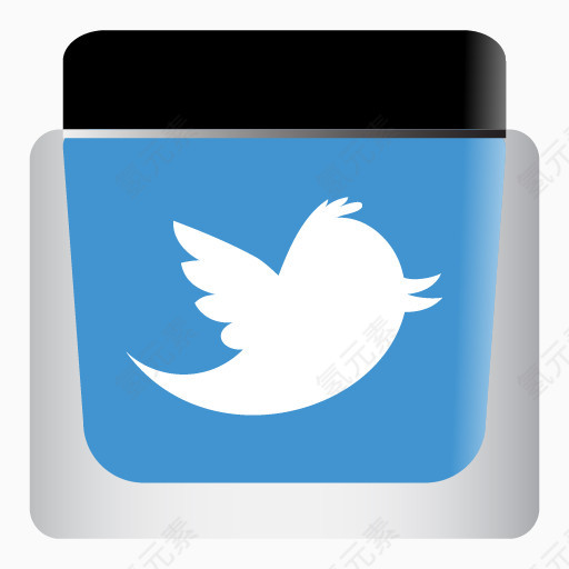推特nail-polish-social-media-icons