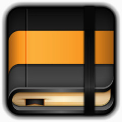 橙色book-icons