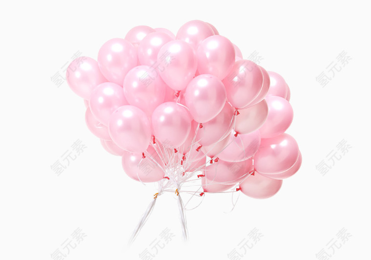 粉红色节日气球