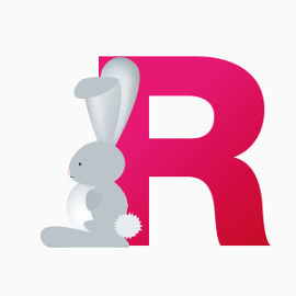 卡通字母R