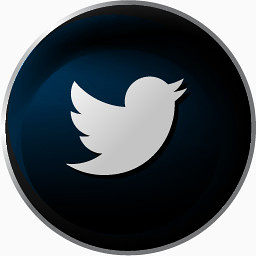推特Black-social-network-icons