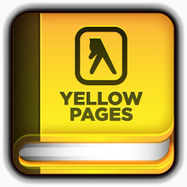 黄色的页面book-icons