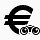 货币标志欧元双筒望远镜Simple-Black-iPhoneMini-icons