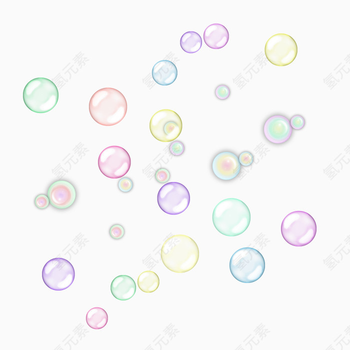 彩色气泡免费下载 彩色 气泡