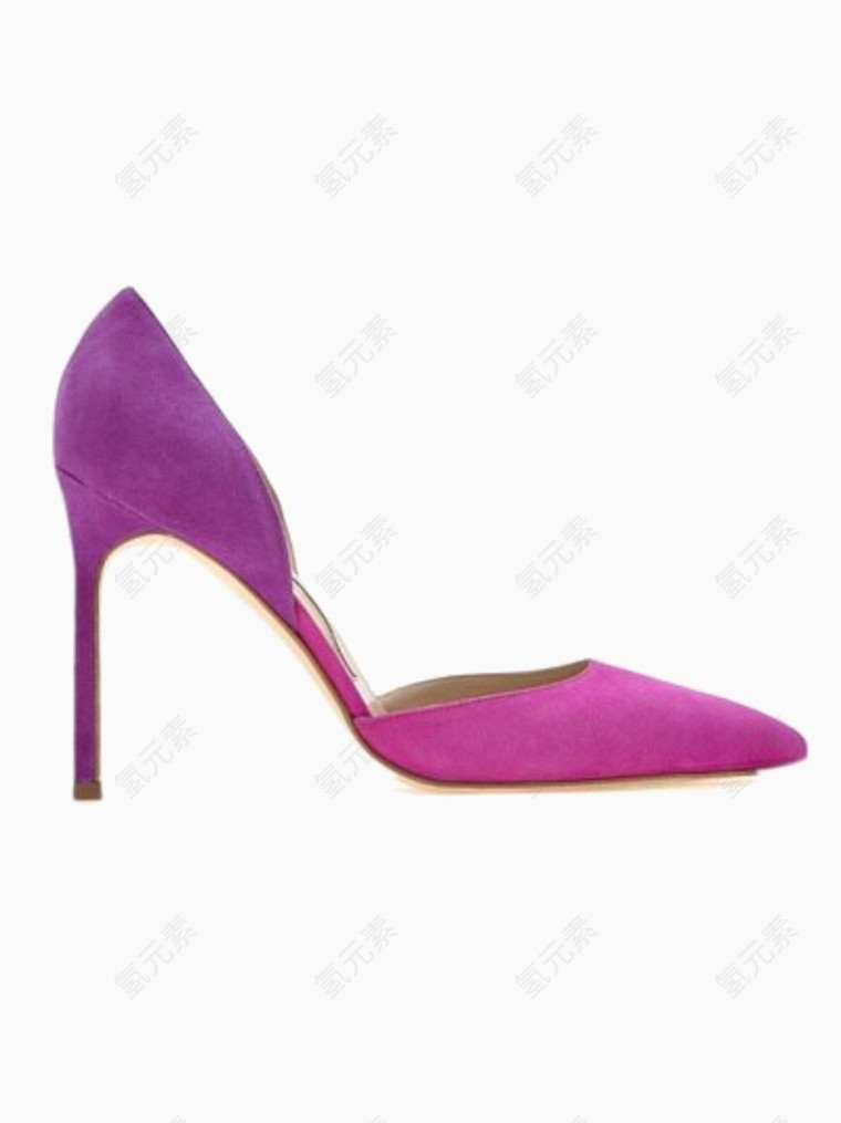 马诺洛紫色渐变高跟鞋女鞋