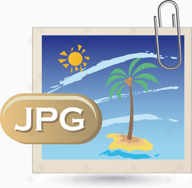 矢量PPT设计创意JPEG格式文件图标