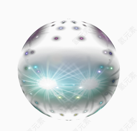 透明球形对称光束