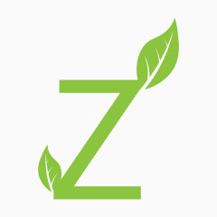 绿叶字母数字Z