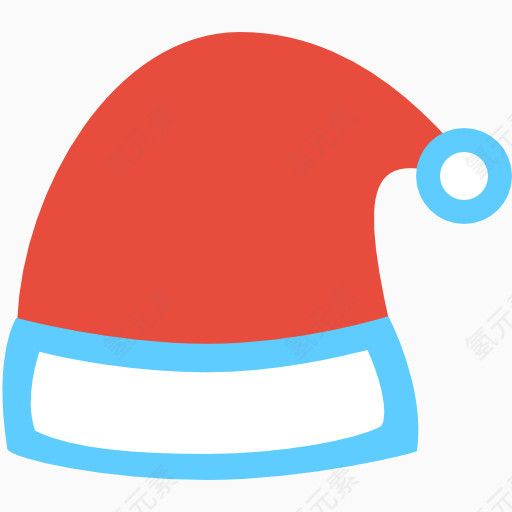 帽子christmas-flat-color-icons