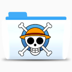 档案一个一块标志one-piece-folder-icons