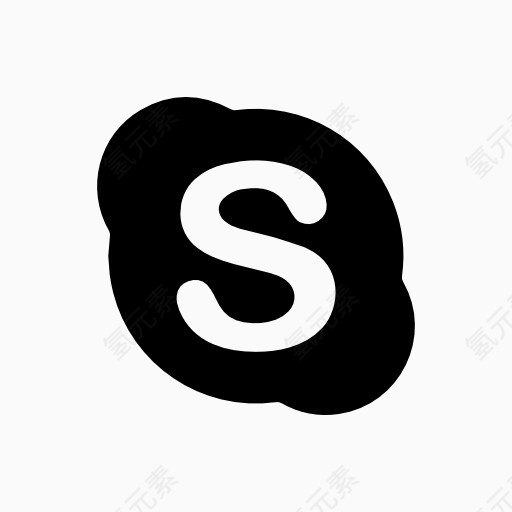 skype logo图标