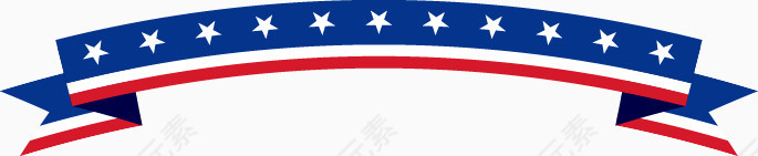 美国旗帜标题导航