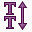 文本间距垂直紫色的ChalkWork-EDITING-CONTROLS-icons