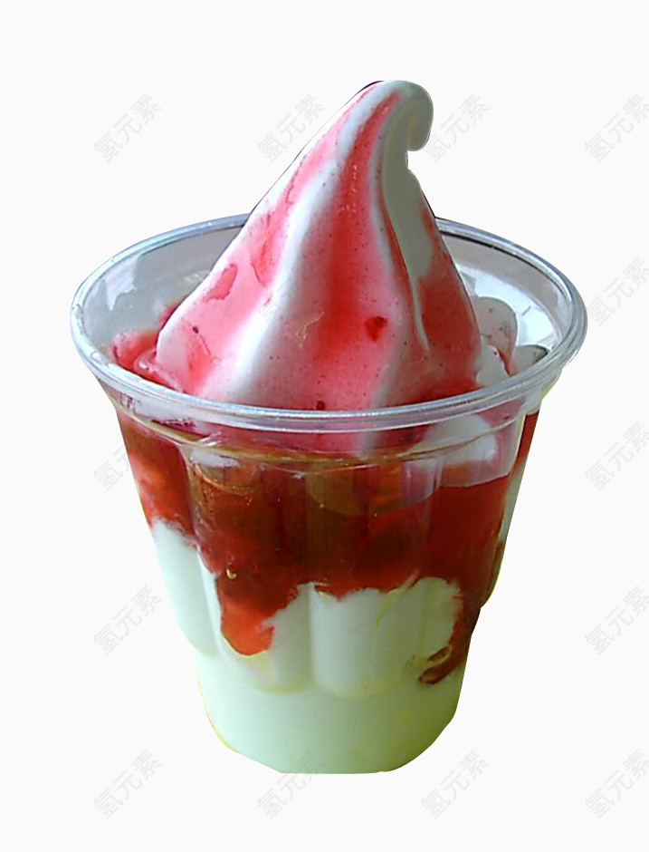 冰激凌图片素材 草莓冰淇淋