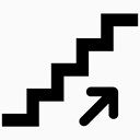 楼梯楼梯起来提升上升提升上传增加点图标