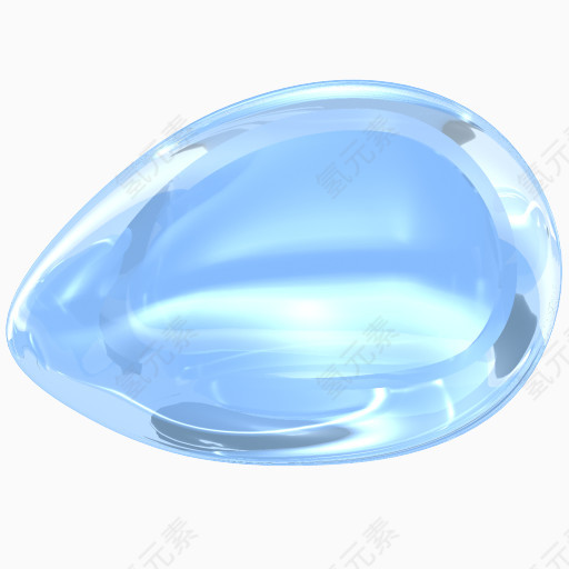 海蓝宝石蓝色创业板宝石光浅蓝色的珍贵的石自由水晶图标