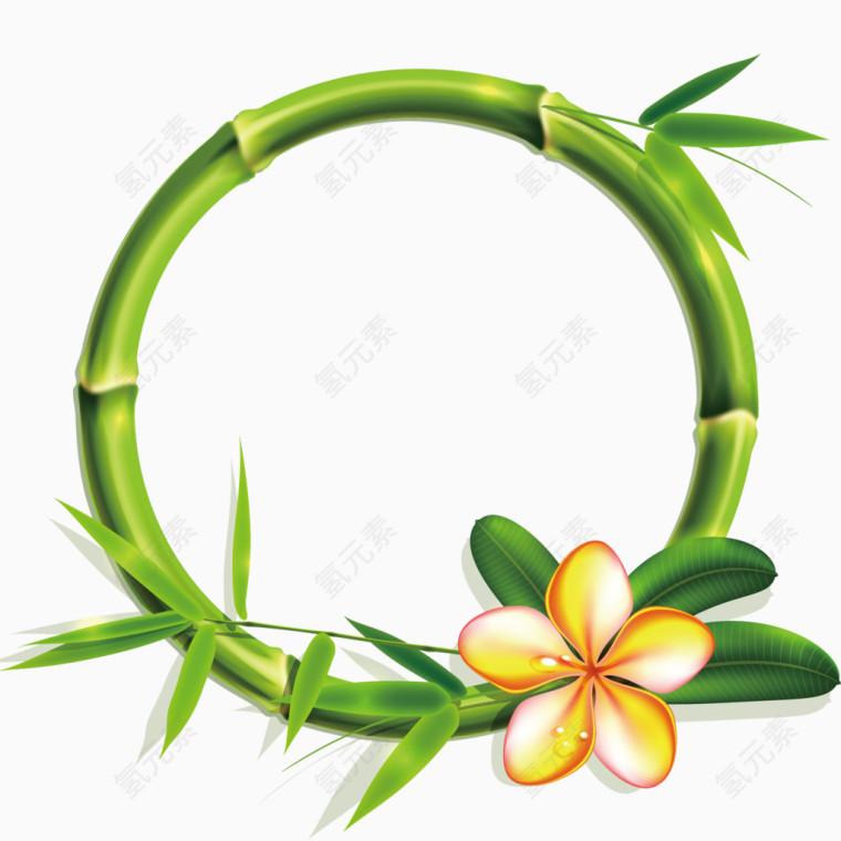 竹子圆环