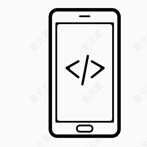 手机代码图标