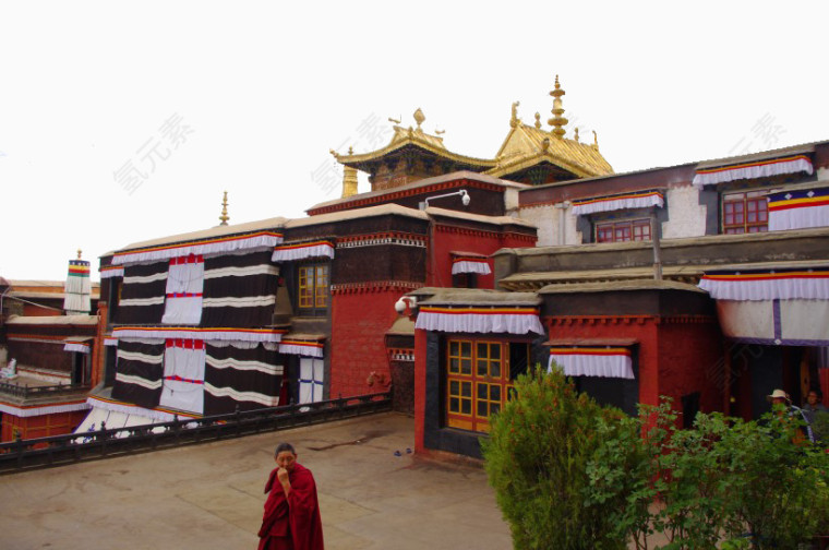 西藏扎什伦布寺风景图片3