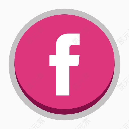 小指脸谱网pinky-social-media-icons