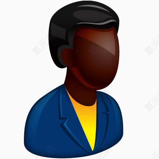 非洲非洲美国黑人老板业务首席刚果哈林男性男人尼日利亚垃圾邮件用户免费大老板图标集