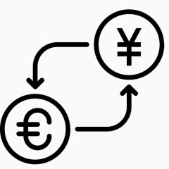 转换货币欧元金融钱以日元货币兑换日元