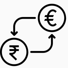 转换货币欧元印度钱卢比以货币兑换欧元的2卷