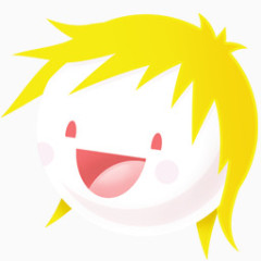 金发碧眼的男孩的脸funny-game-icons