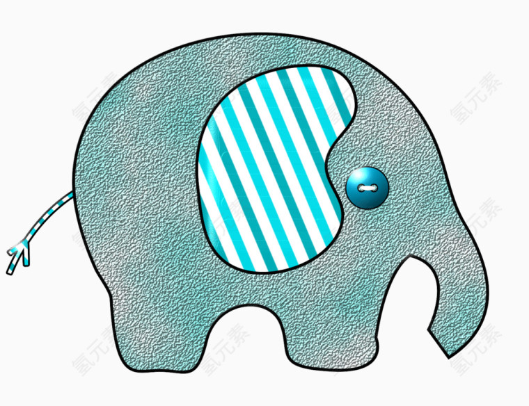 蓝色大象