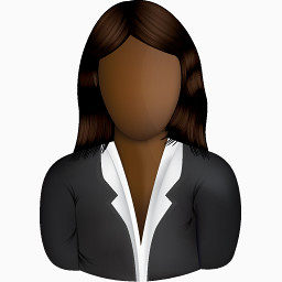 黑色的女业务用户shine-icon-set