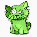 绿色小猫