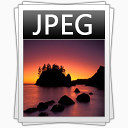 JPEGJPG文件图标与3