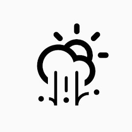 云冰雹太阳Climacons-Weather-icons