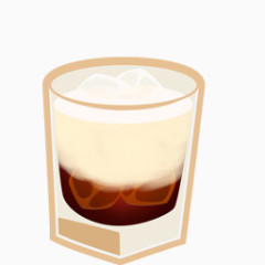 白色的俄罗斯杯Juice-Cup-icons