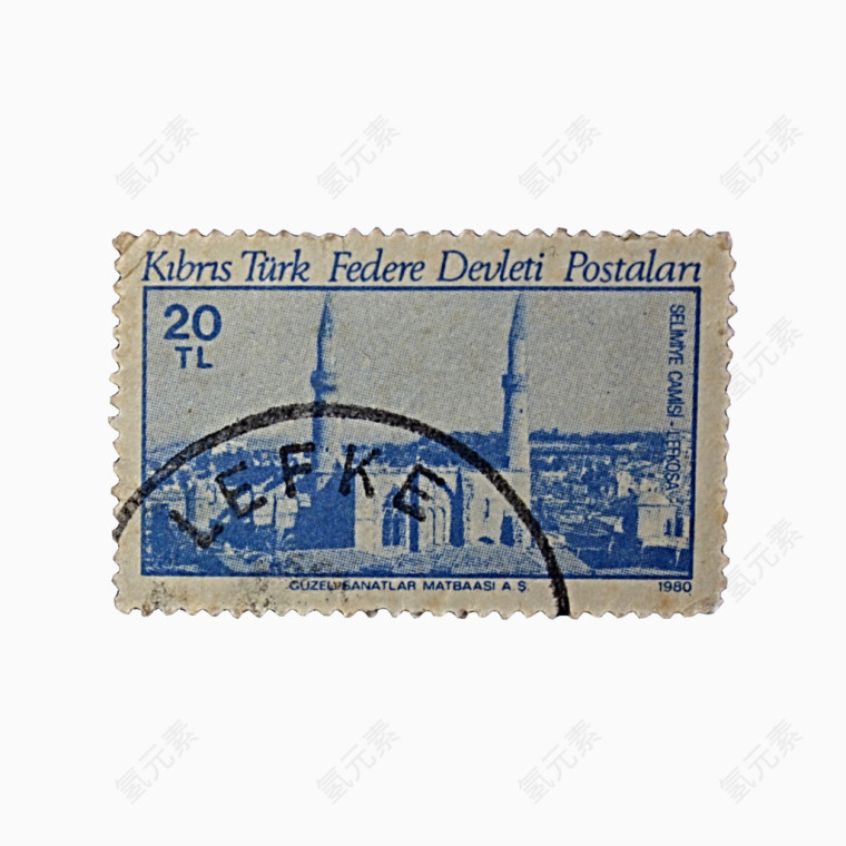 外国建筑邮票