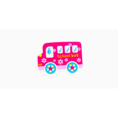 粉色的公交车