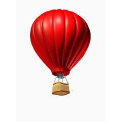 红色的热气球