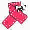 粉红围巾