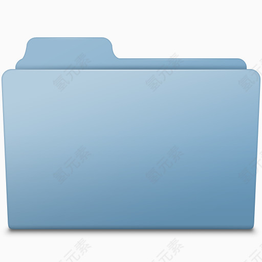 一般的蓝色文件夹图标