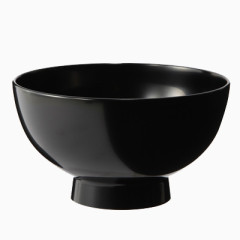 黑色汤碗