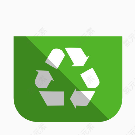 recycling bin full icon